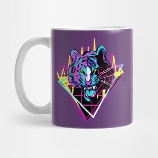 Neon Tiger T-Shirt Design Mug